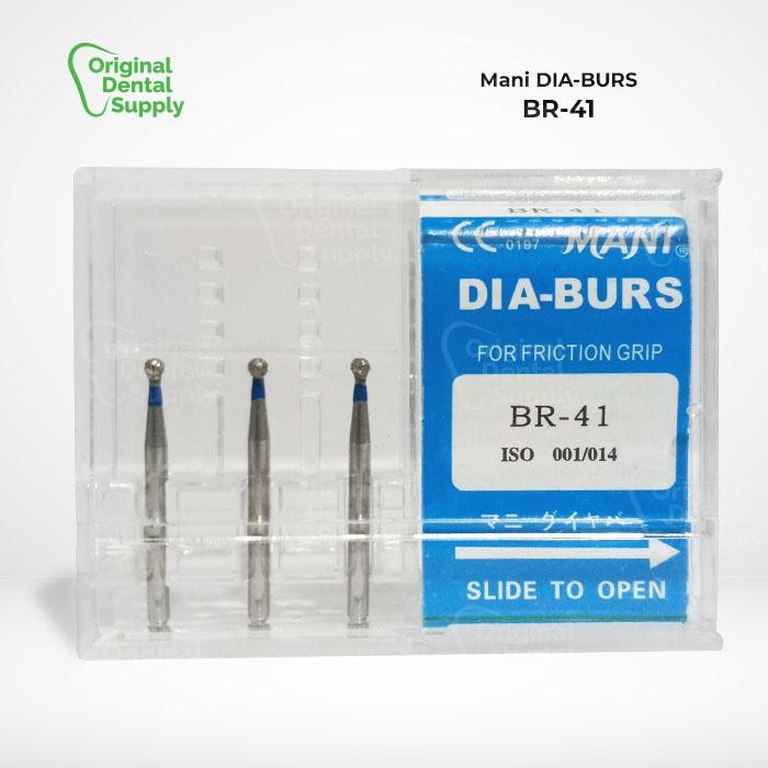 Terlaris Dental bur gigi round bur BR 41 diamond bur set merek mani dia bur SALE