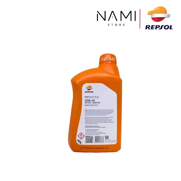 *REPSOL MXR MATIC PLUS 10W40 (1L)* Oli Mesin Motor Matic - Original