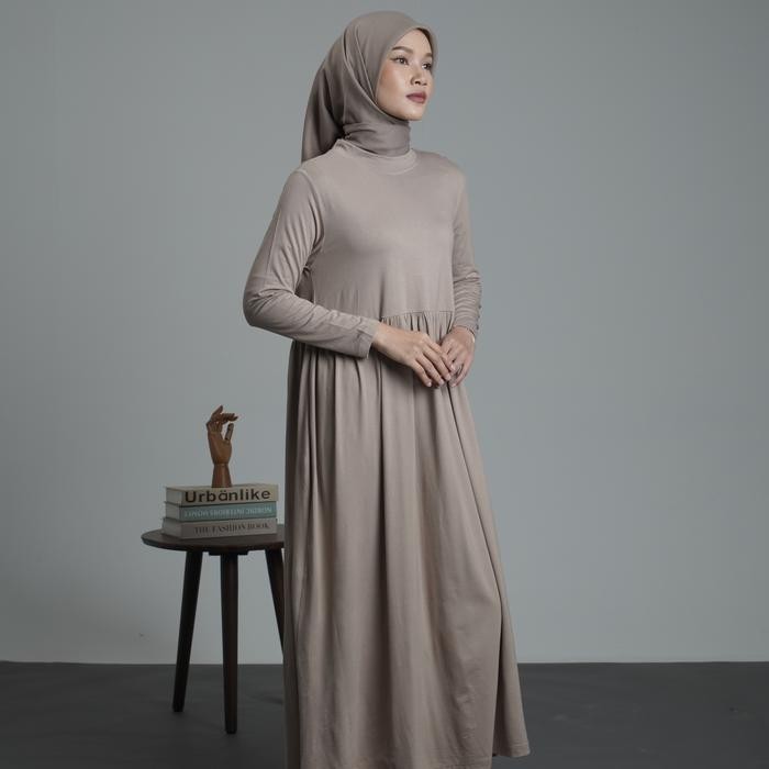 [Dauky] Gamis Basic Inner Panjang Wanita Muslim Dewasa Remaja Inner Dress Laudya Original Best