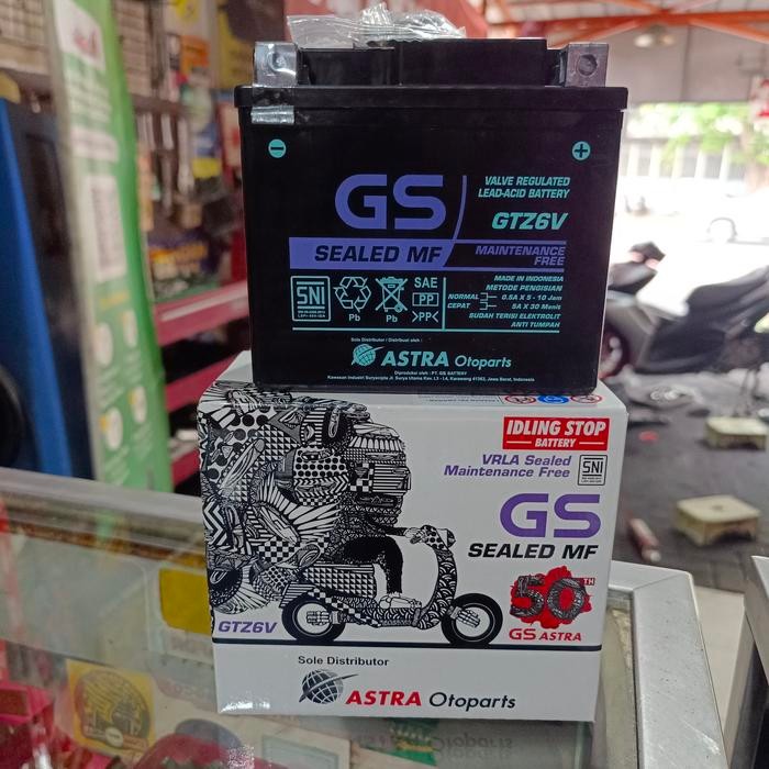 Aki GS VARIO 125 / 150 GTZ6V