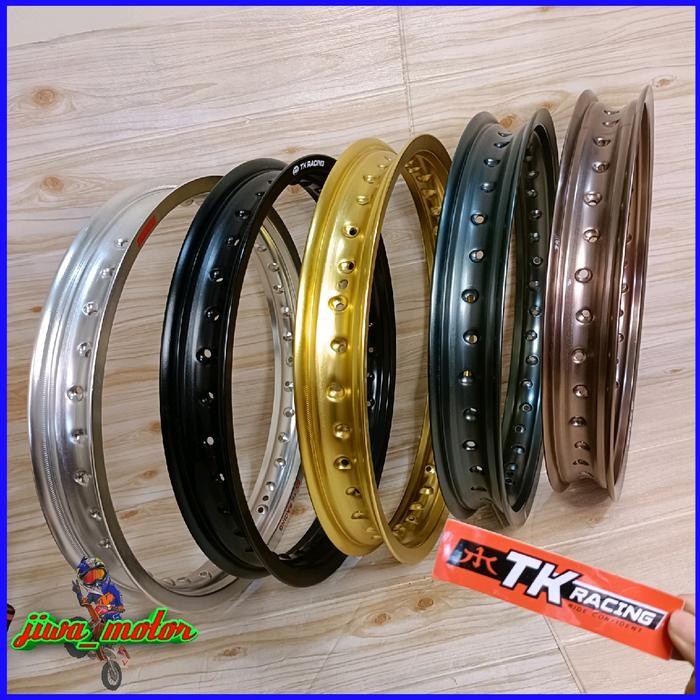 velg TK racing ring 17 lebar 140 160 185 215 warna hitam Titanium Bronze Silver Gold