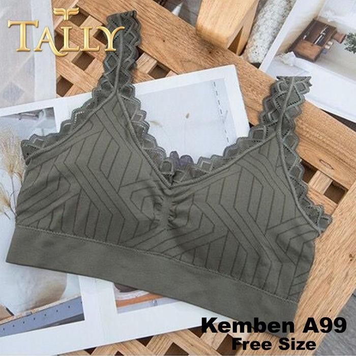 ohxi- Tally Sarwendah Kb A99 Bh / Bra Kemben / Bralette / Bra Sport Wanita Busa Tipis Bahan