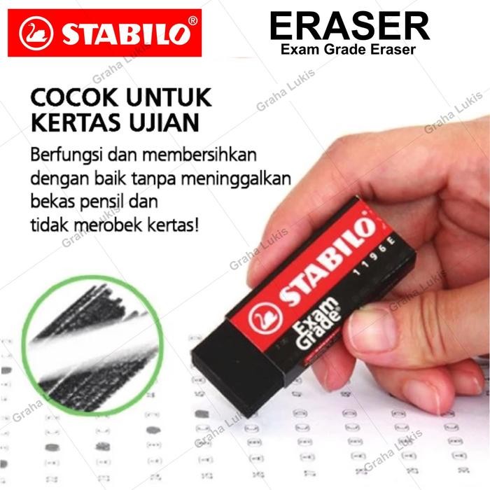 STABILO Exam Grade Eraser / Penghapus Pensil Ujian