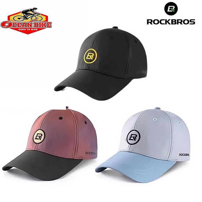 Terbaru ROCKBROS Topi Sepeda LF8041 Bicycle Cycling Cap Breathable & Dry Fit Hat Cap Pelindung