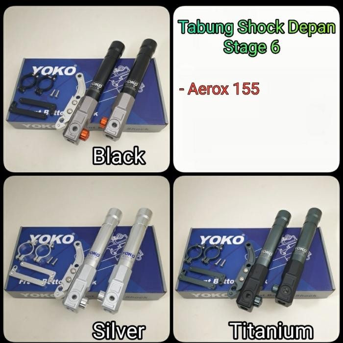 Bottom Tabung Shock Depan 6 Stage Yoko Yamaha Aerox 155