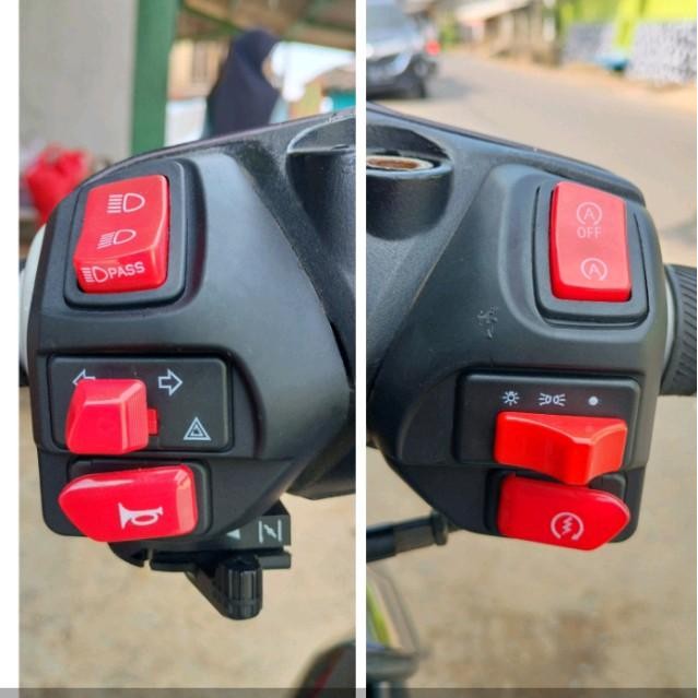 SAKLAR MIO VIETNAM KIRI KANAN SET PLUS HAZARD HOLDER SAKLAR HAZARD MIO SOUL MIO SPORTY MIO J MIO M3