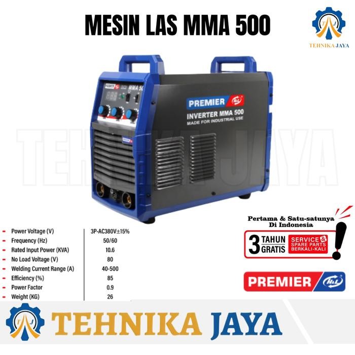 Mesin Las HL-500 Inverter Portable untuk Baja dan Stainless Steel
