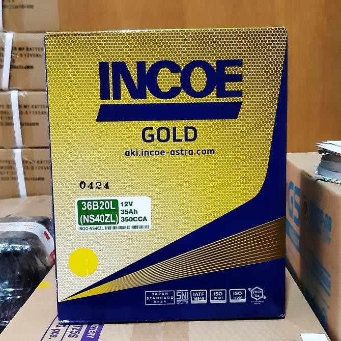 Aki Mobil Nissan Grand Livina, Datsun Go Incoe Gold NS40ZL Aki Basah