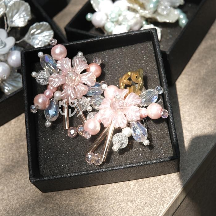 ASLI KOYU HIJAB HARA BROONCH KOYU READY STOCK