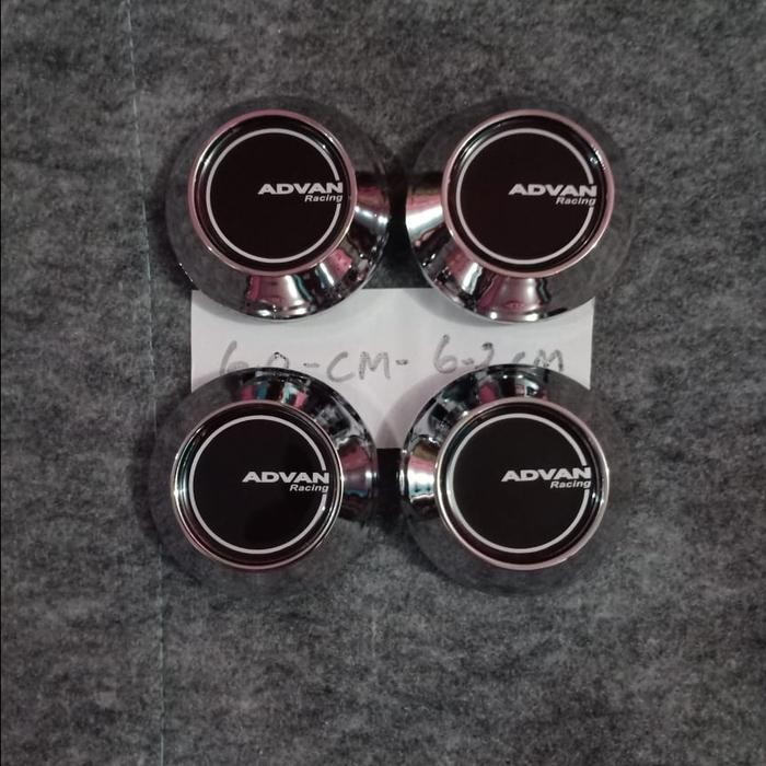 Dop tutup roda velg ADVAN diameter 6cm -6,2cm