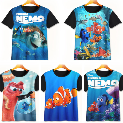 Kaos Finding Nemo 3D Keren | Kaos Cinema Finding Nemo | Baju Finding Nemo Murah Untuk Anak Umur 1-12