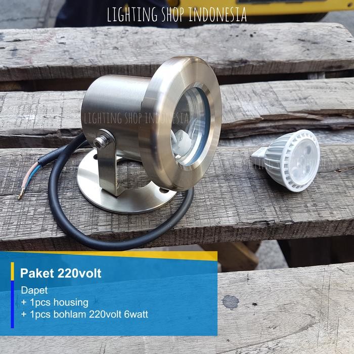 Lampu Kolam Lampu Taman Stainless 316 Waterproof Spotlight Outdoor