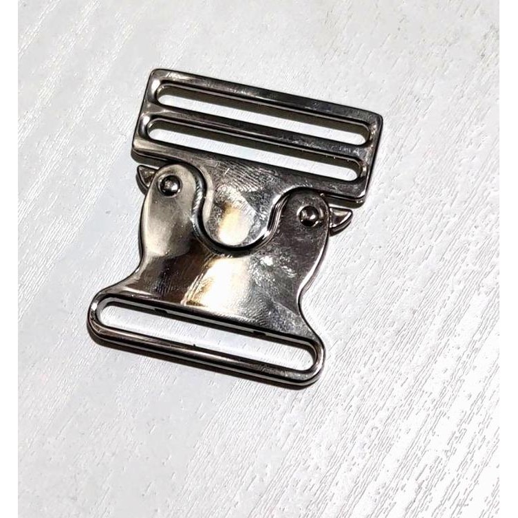 ktw6- Klip Tali Tas / Buckles / Kunci Sodok Metal 38 Mm