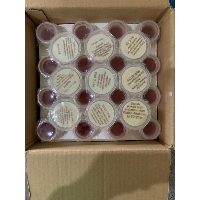 Anggur Perjamuan + Hosti Ayat 200 Cups Exclusive Manna Berkualitas