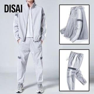 Baju Olahraga Pria Set Jaket Celana Panjang || Sport Wear Pria Jaket Celana Panjang Set