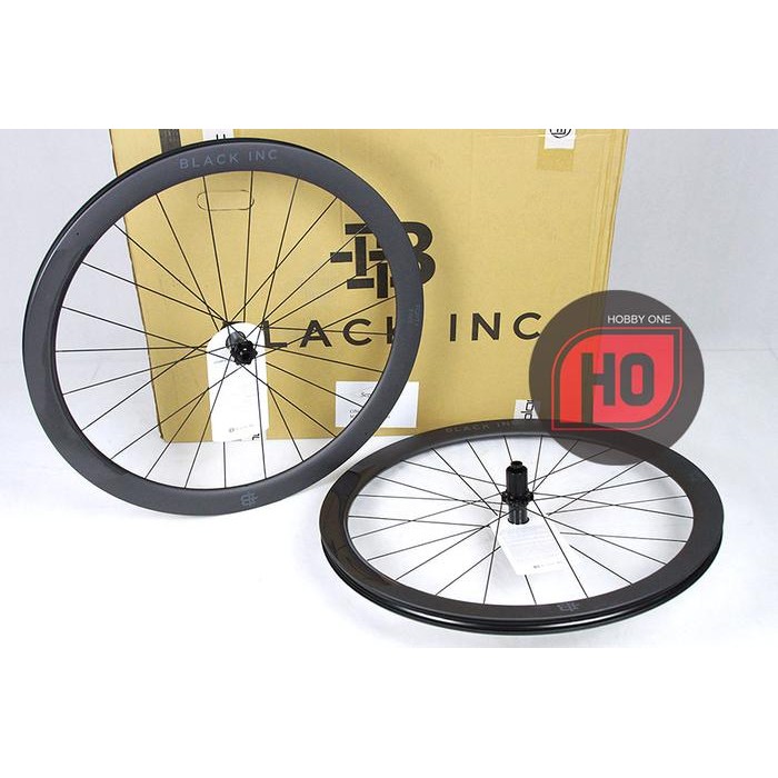 BLACK INC FORTY FIVE DISC BRAKE CLINCHER TUBELESS READY CARBON WHEELSE