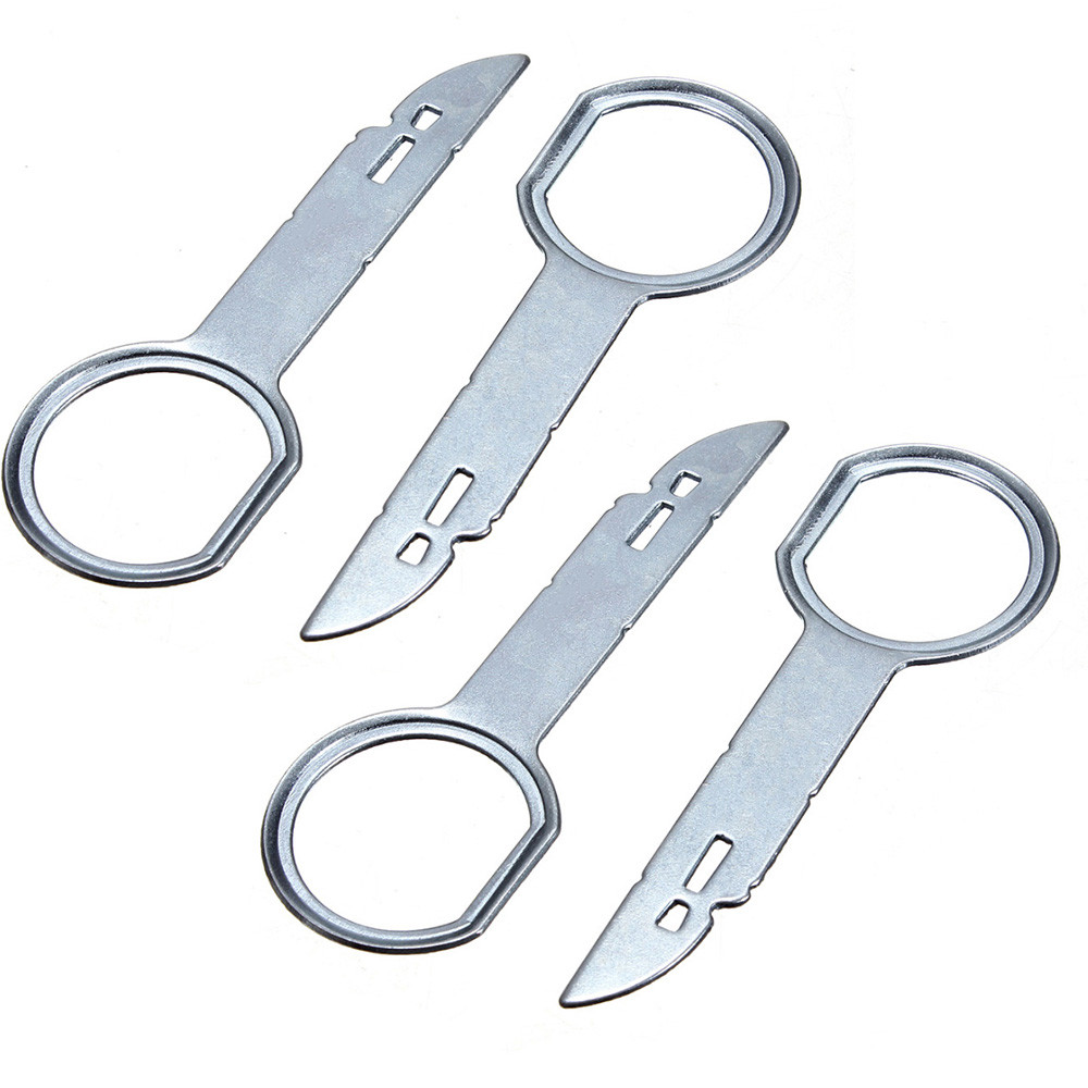 4Pcs Car Radio Removal Key Pin Tool Stereo Head Unit Audio Tools for Peugeot 308 207 208 206 3008 Ci