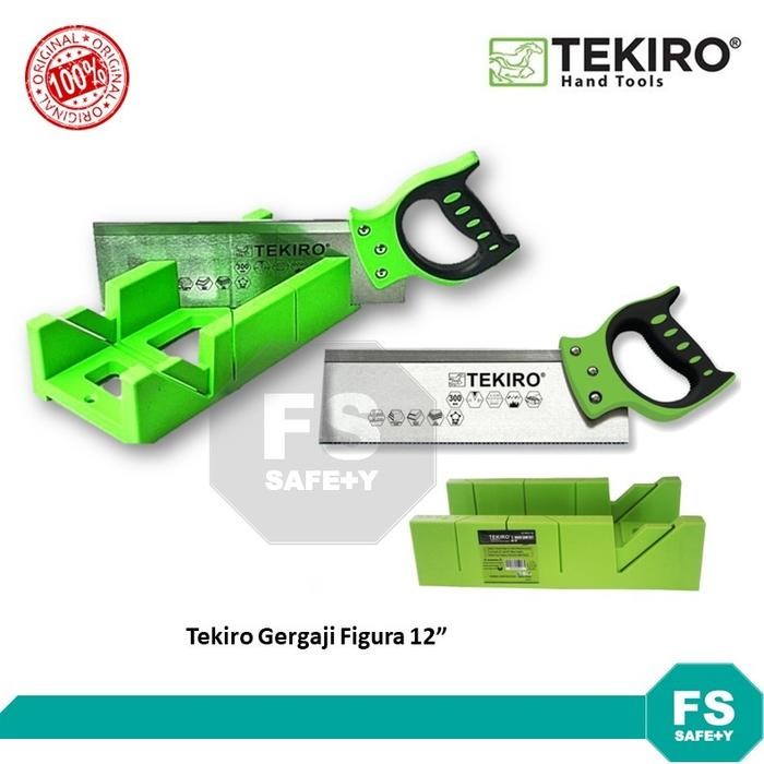 Gergaji Figura Tekiro Mitre Box Gergaji Potong Sudut Mitre Saw