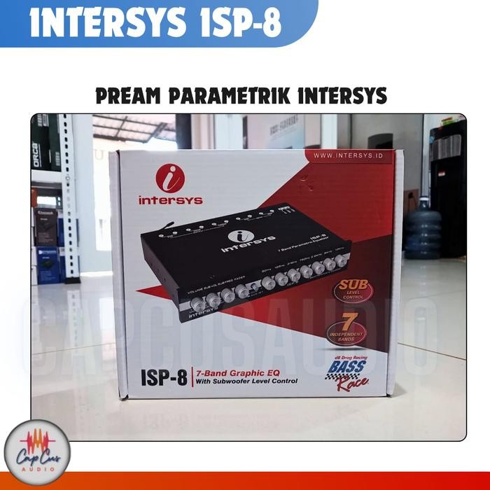 PARAMETRIC EQUALIZER 7 BAND INTERSYS ISP-8/PARAMETRIC INTERSYS ORI