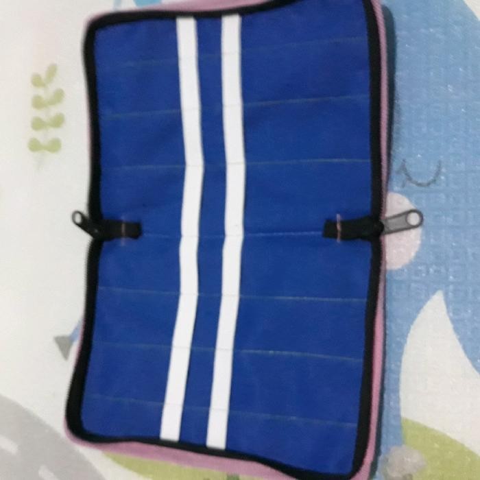 Pisau Ukir Buah 1 Set Isi 7 Pcs Bonus Dompet Pisau Biru Souvenir Promo 