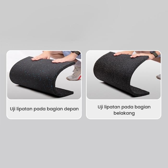 GYM RUBBER FLOOR MAT MATRAS KARET EVA 50X50 MATRAS EVAMAT OLAHRAGA GYM MUDAH DIBERSIHKAN WATERPROOF