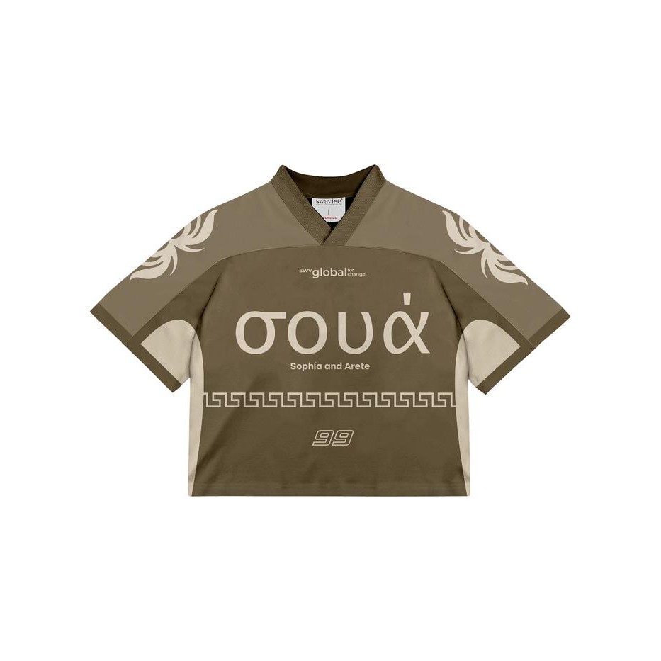 SIAPKIRIM SWAVIEE Jersey Boxy Oversize Ouva Old Golden Unisex READY STOCK