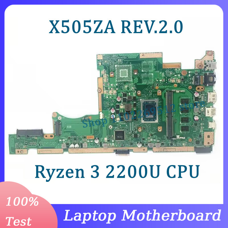 Casing Laptop X505ZA REV.2.0 Mainboard RAM 4GB For Asus Laptop Motherboard High Quality W/AMD Ryzen 