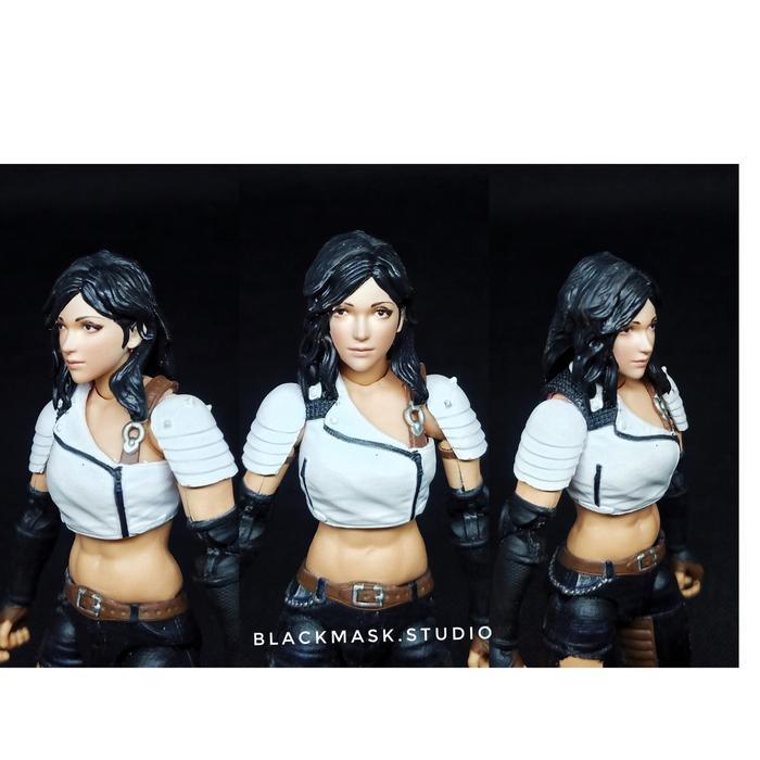 HOT SALE HEAD SCULPT TIFA FINAL FANTASY SHORT HAIR ACTION FIGURE TERMURAH