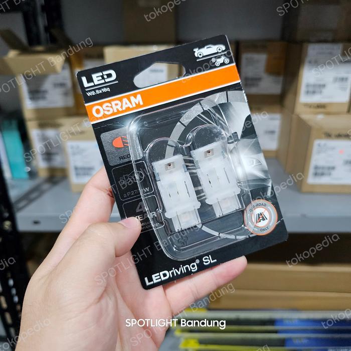 Osram Red Led 3157 P27/7W Lampu Rem Jeep