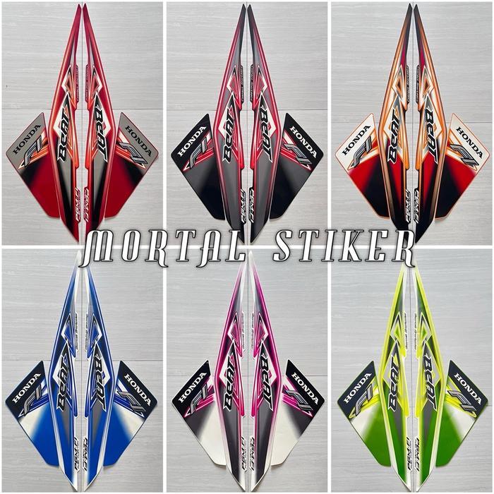 SALE  STIKER STRIPING LIS LES BODY MOTOR BEAT FI 2012 2013 ORIGINAL