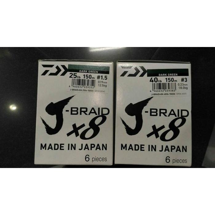 SENAR DAIWA J BRAID X8 PE 1.5