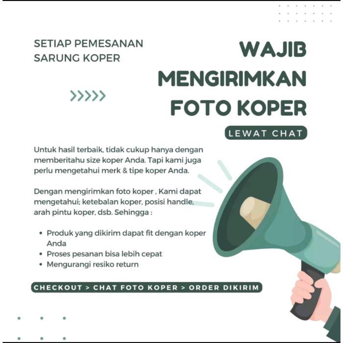 SARUNG COVER PELINDUNG KOPER UNTUK MERK KOPER SAMSONITE SEMUA UKURAN ORIGINAL QUALITY