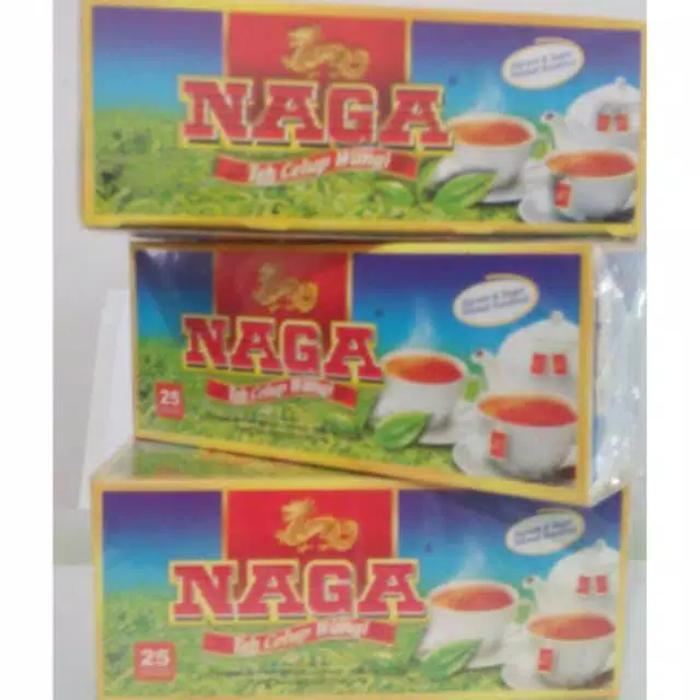Naga Teh Celup Naga Malang 25 Kantong - Teh Pilihan Harum & Wangi Khas Dari Malang Terlaris