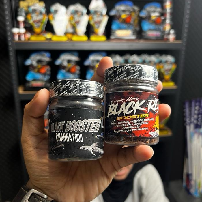 Pelet Black & Red Booster Untuk Cabung Bunga Warna Channa Pasti Promo