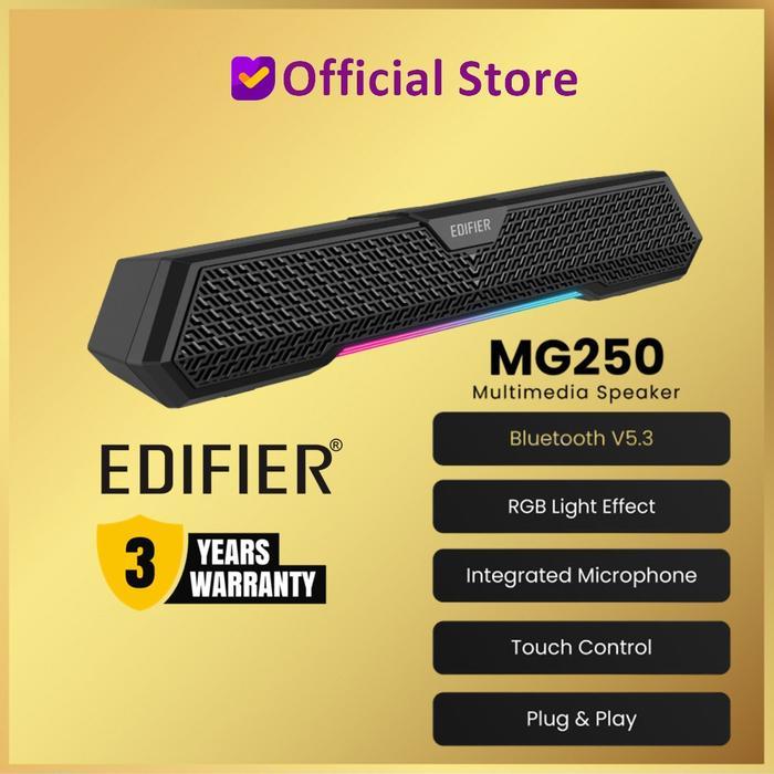 Edifier MG250 MG 250 Multimedia Speaker Soundbar Mini with RGB Light Effects