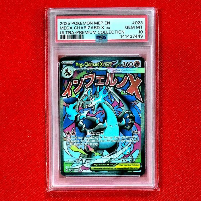 Best Seller Psa 10 Mega Charizard X Ex Ultra-Premium Collection Promo 2025 Pokemon Mep English Tcg