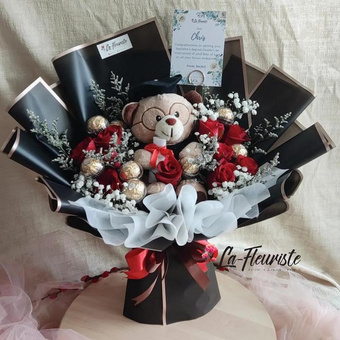 Buket Bunga wisuda buket coklat bunga coklat Bunga mawar