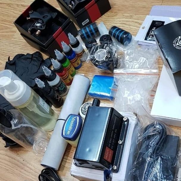 Set Tattoo Kit Full 2 mesin