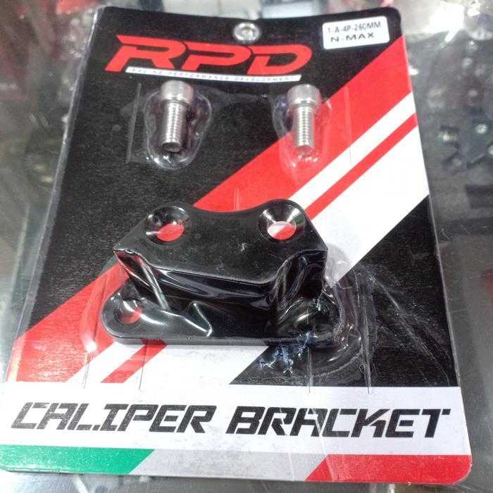 Bracket Kaliper 4P Depan Nmax 155 Old New Bottom Shock Standar Ori/ Breket 4 Piston Aerox 155 Old