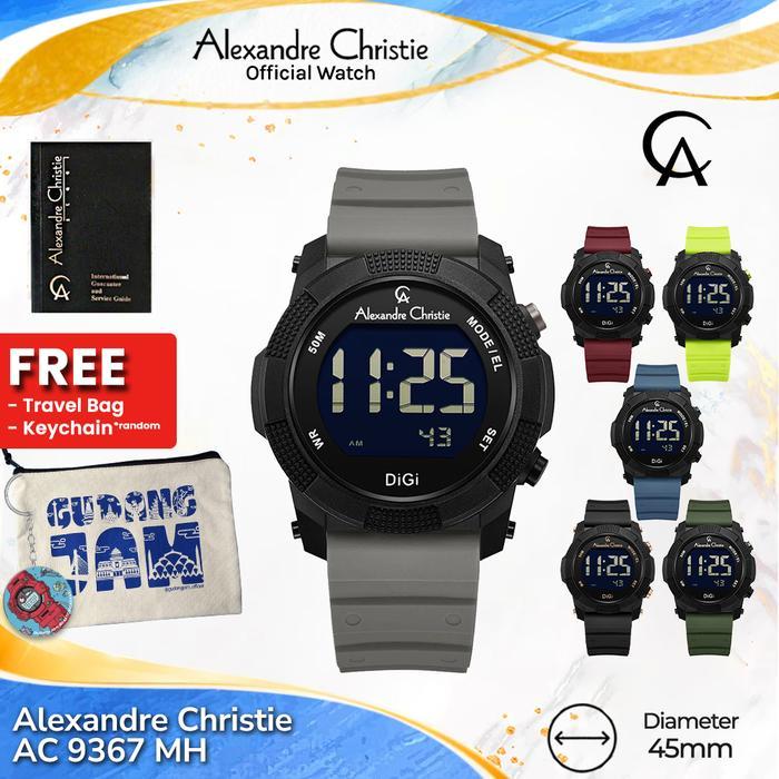 NEW PRODUK ALEXANDRE CHRISTIE PRIA AC 9367 MH AC9367MH RUBBER STRAP THANKYOU & HAPPY SHOPPING :)