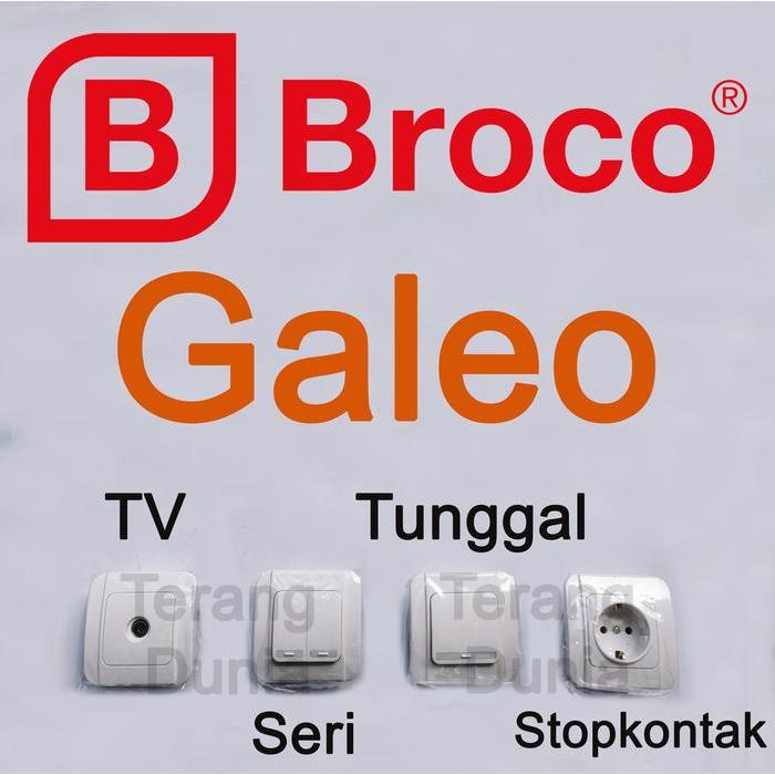 Stopkontak Broco Galleo Saklar Broco Galleo Colokan Broco Saklar Broco