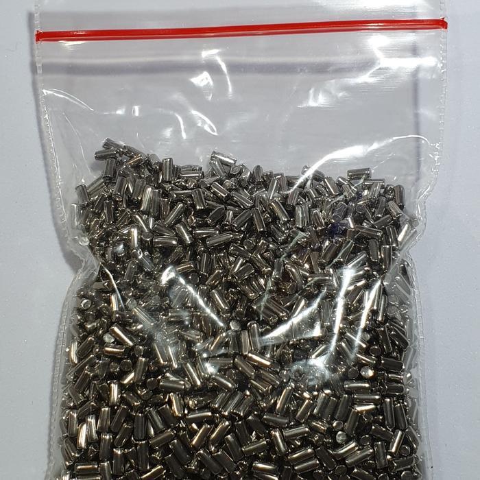 Biji Gotri 4 Mm Tabung Besi Stainless Pencuci Perhiasan
