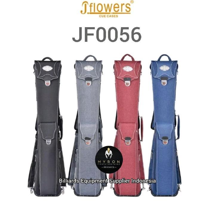 Jflowers Cue Case Jf0056~Tas Billiard Jflowers 3X4~3 Butt + 4 Shaft