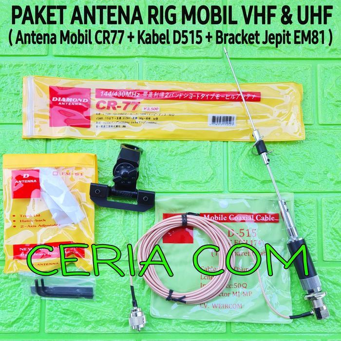 PAKET ANTENA RADIO RIG HT MOBIL DUALBAND ANTENA RIG MOBIL DUALBAND