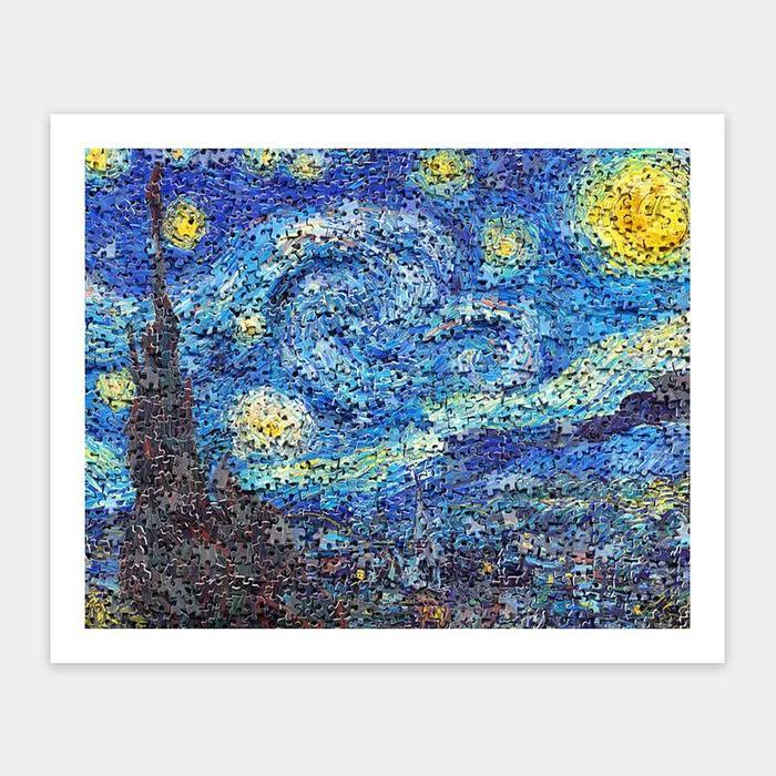 Pintoo Puzzle 500 H2285 Puzzle In Puzzle - Van Gogh'S Starry Night
