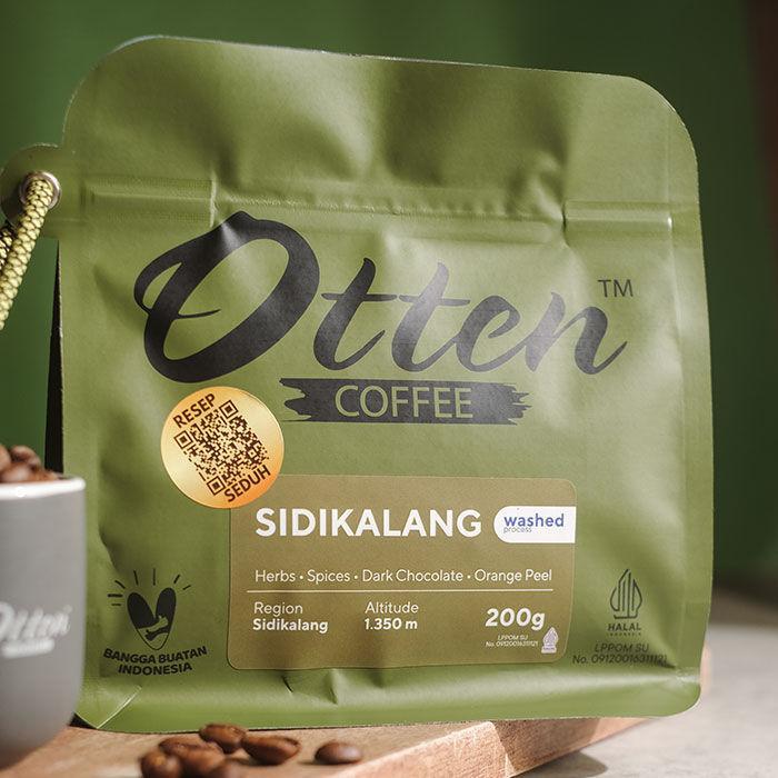 Kopi Arabica Sidikalang 200g - Biji / Bubuk Kopi Otten Coffee