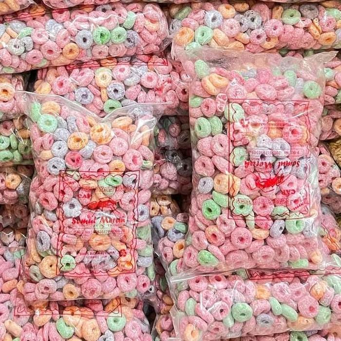 NEW 1kg getas donat warna manis SEMUT MERAH Food Snack