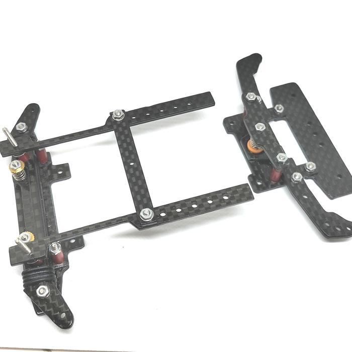 Tamiya Bumper Carbon - AT pivot - Anchor - Hanging