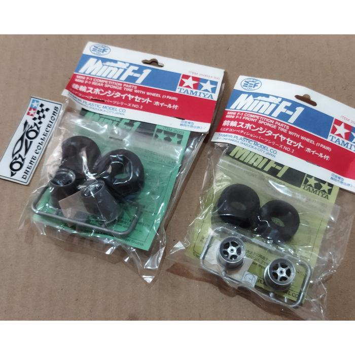 tamiya set tire mini F_1 front&rear