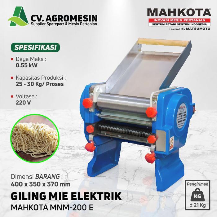 GILING MIE ELEKTRIK GILING MIE OTOMATIS MNM 200E MAHKOTA PROMO TERMURAH